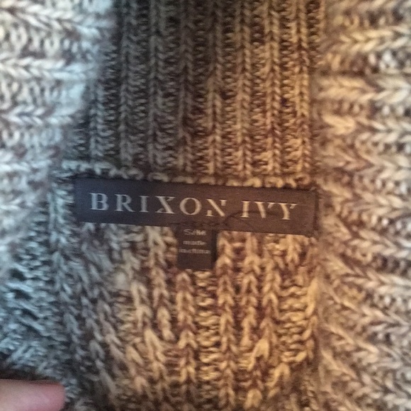 Brixon Ivy Corneli Cowl Neck Poncho - Picture 3 of 6